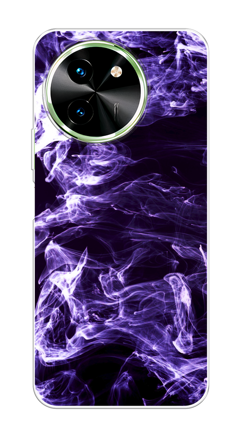 

Чехол на Vivo T3x/Y38 5G "Фиолетовый дым", Фиолетовый;белый;черный, 2610750-1