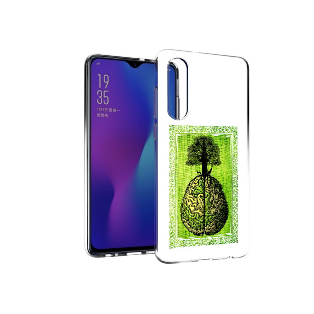 

Чехол MyPads Tocco для Huawei P30 абстракция здоровый мозг, Прозрачный, Tocco