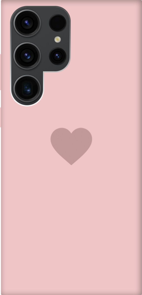 

Чехол на Samsung Galaxy S23 Ultra "Heart" розовый, 158367