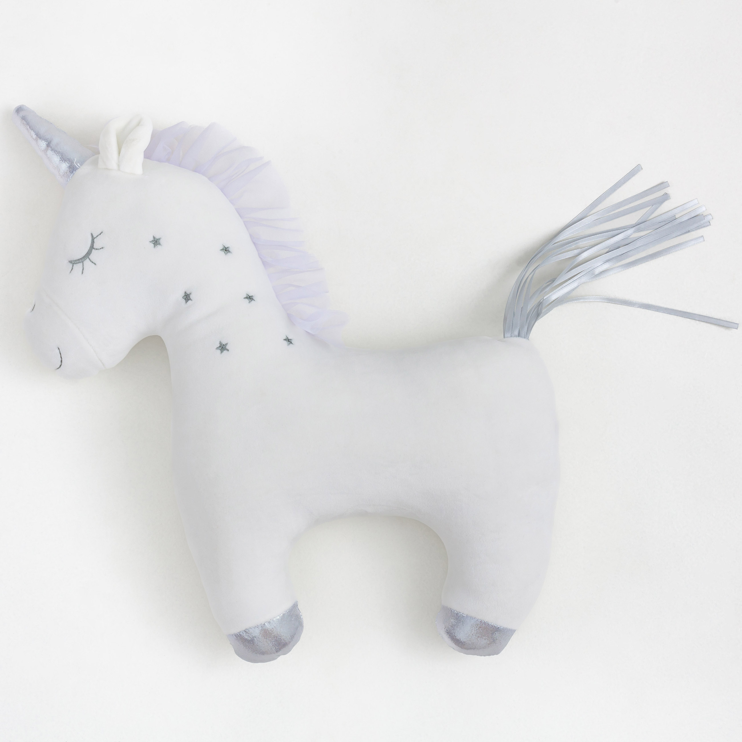 

Подушка декоративная, 40х48 см, полиэстер, белая, Единорог, Unicorn, Белый