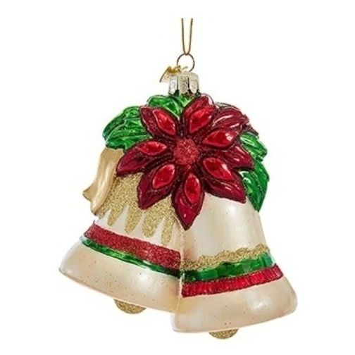 

Елочная игрушка Christmas Inspiration рождественские колокольчики, Разноцветный