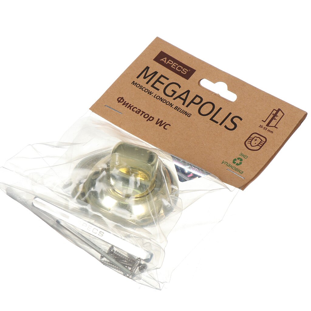 

Завертка Apecs, WC-0803-G Megapolis, 00022775, золотая