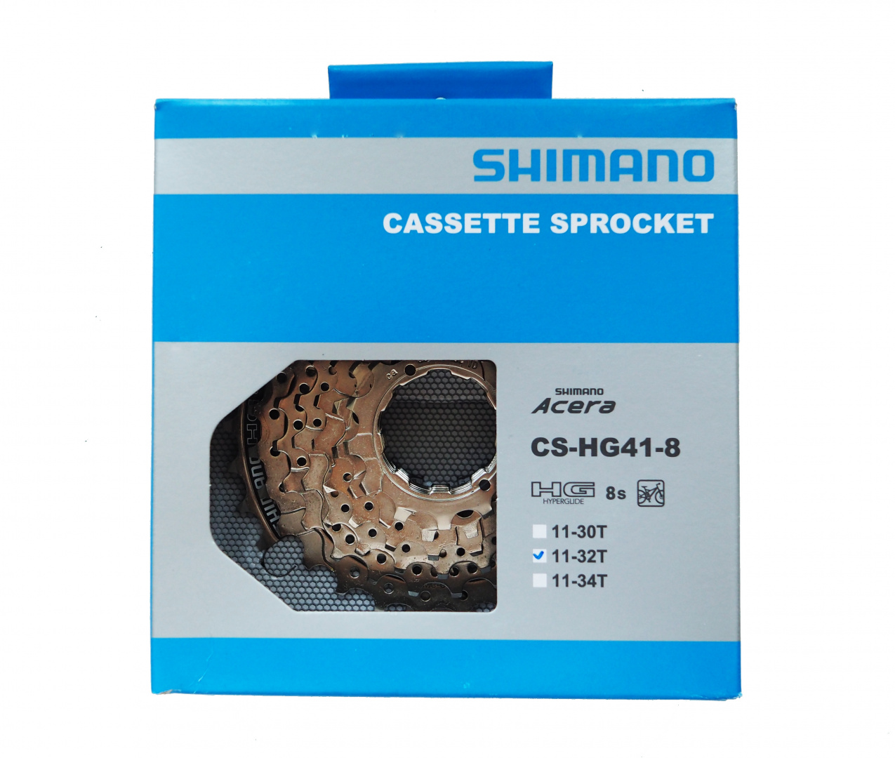 Кассета 8ск 11-32Т SHIMANO HG41 в коробке