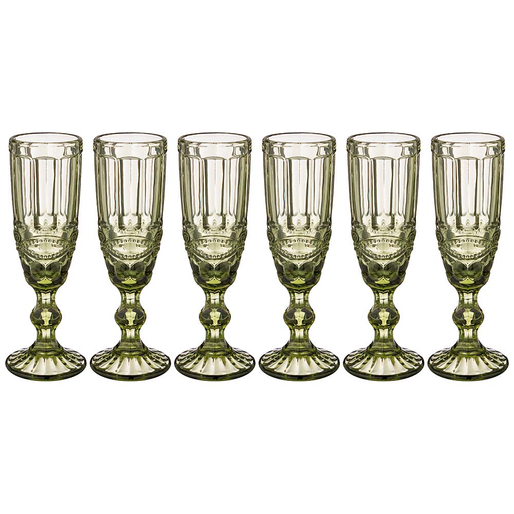 фото Набор бокалов для шампанского серпентина из 6шт. 150мл. серия muza color lefard