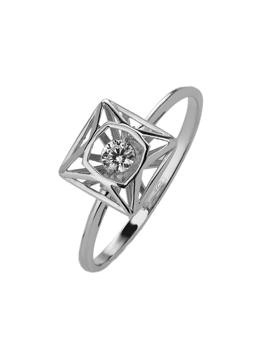 

Кольцо из серебра р. , Эстет 01К157954, фианит, 01К157954