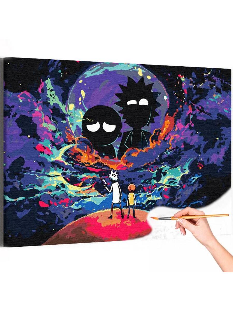 

Картина по номерам Живопись по номерам Рик и Морти Рик Санчез Rick and Morty 40х50, Рик и Морти Рик Санчез Rick and Morty 40х50