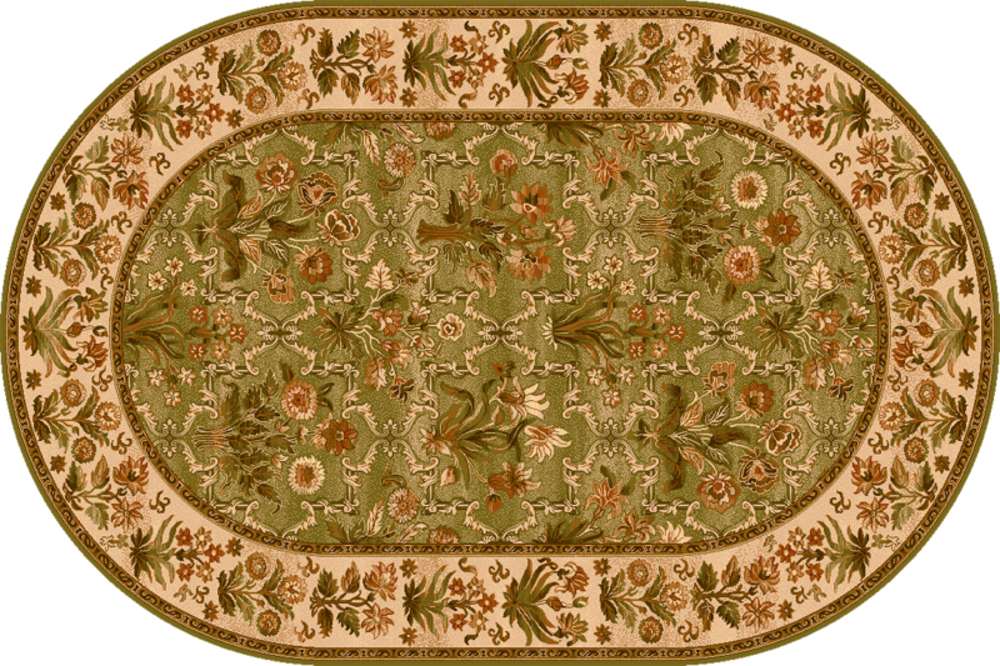 

Ковер ISFAHAN OLANDIA olive ОВАЛ