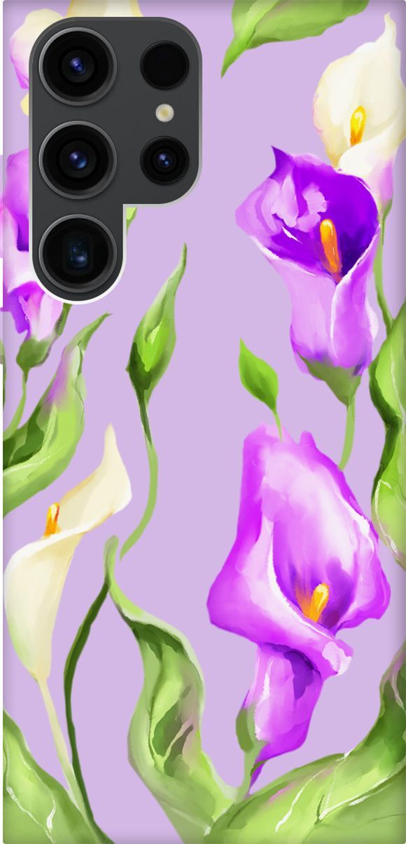 

Чехол на Samsung Galaxy S23 Ultra "Amazing Callas" сиреневый, Фиолетовый, 158368