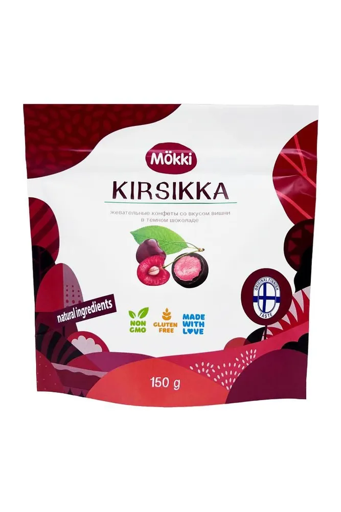 

Конфеты жевательные Mokki в молочном шоколаде со вкусом вишни 150 г