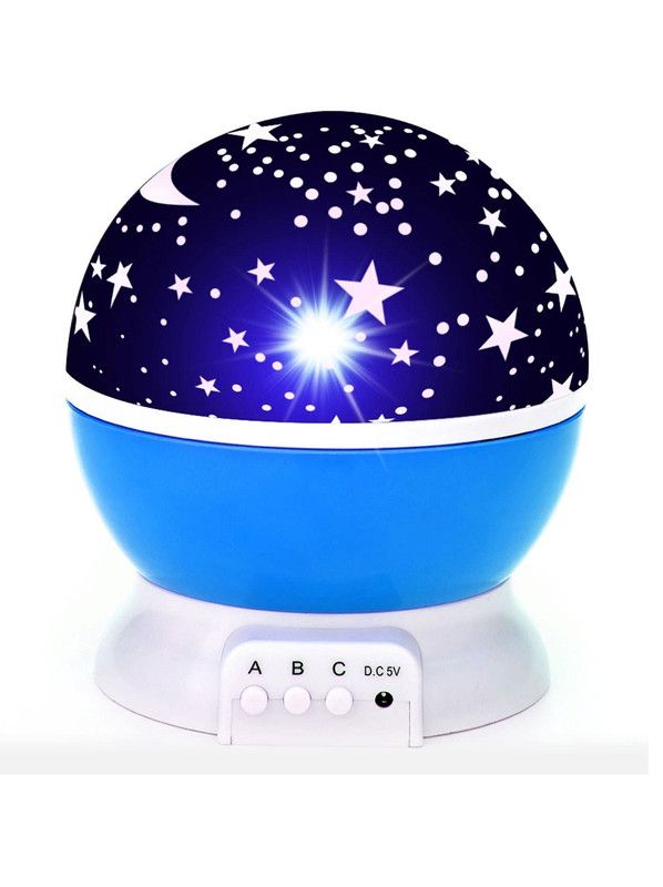 Светильник-ночник COSY Звездное небо, синий mini спот потолочный светильник потолок led 3w armoire de taille 28mm angle de 45 degrés spot lumineux 180