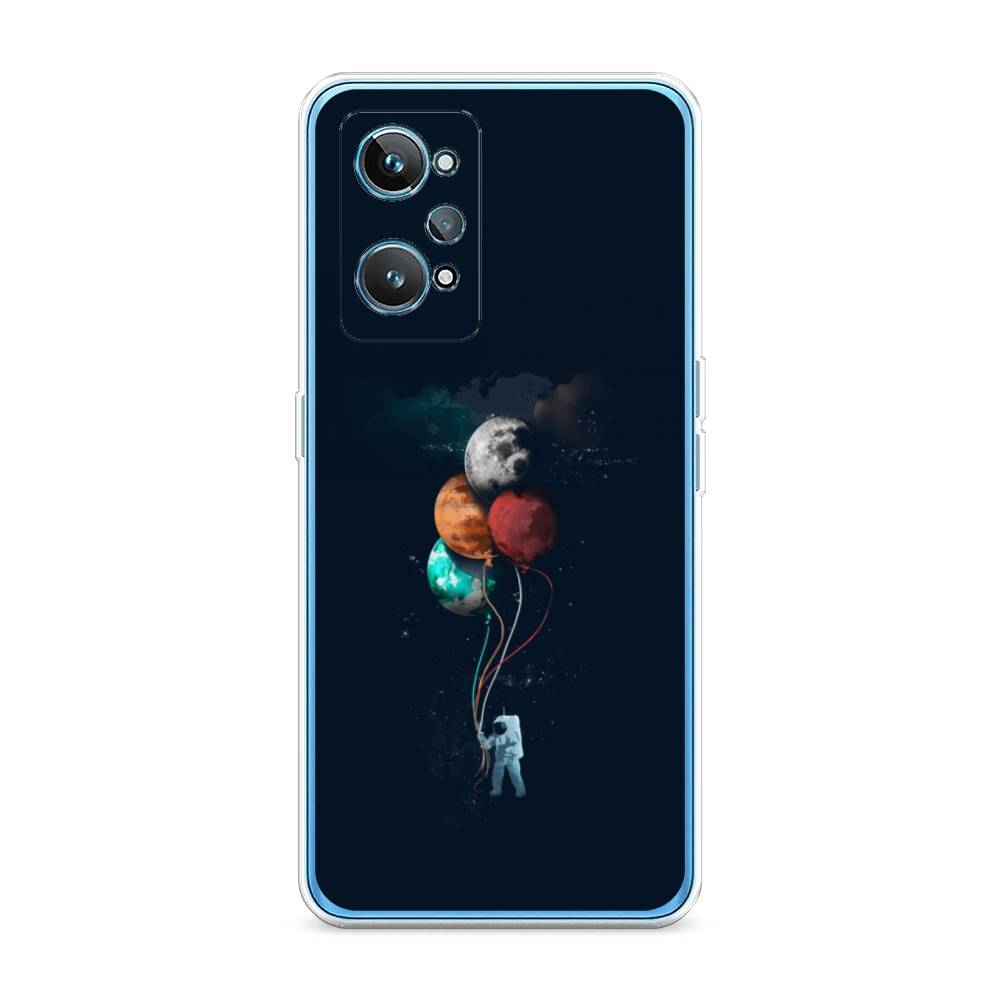 

Чехол на Realme GT 2 "Космонавт с шариками", Разноцветный, 258550-4