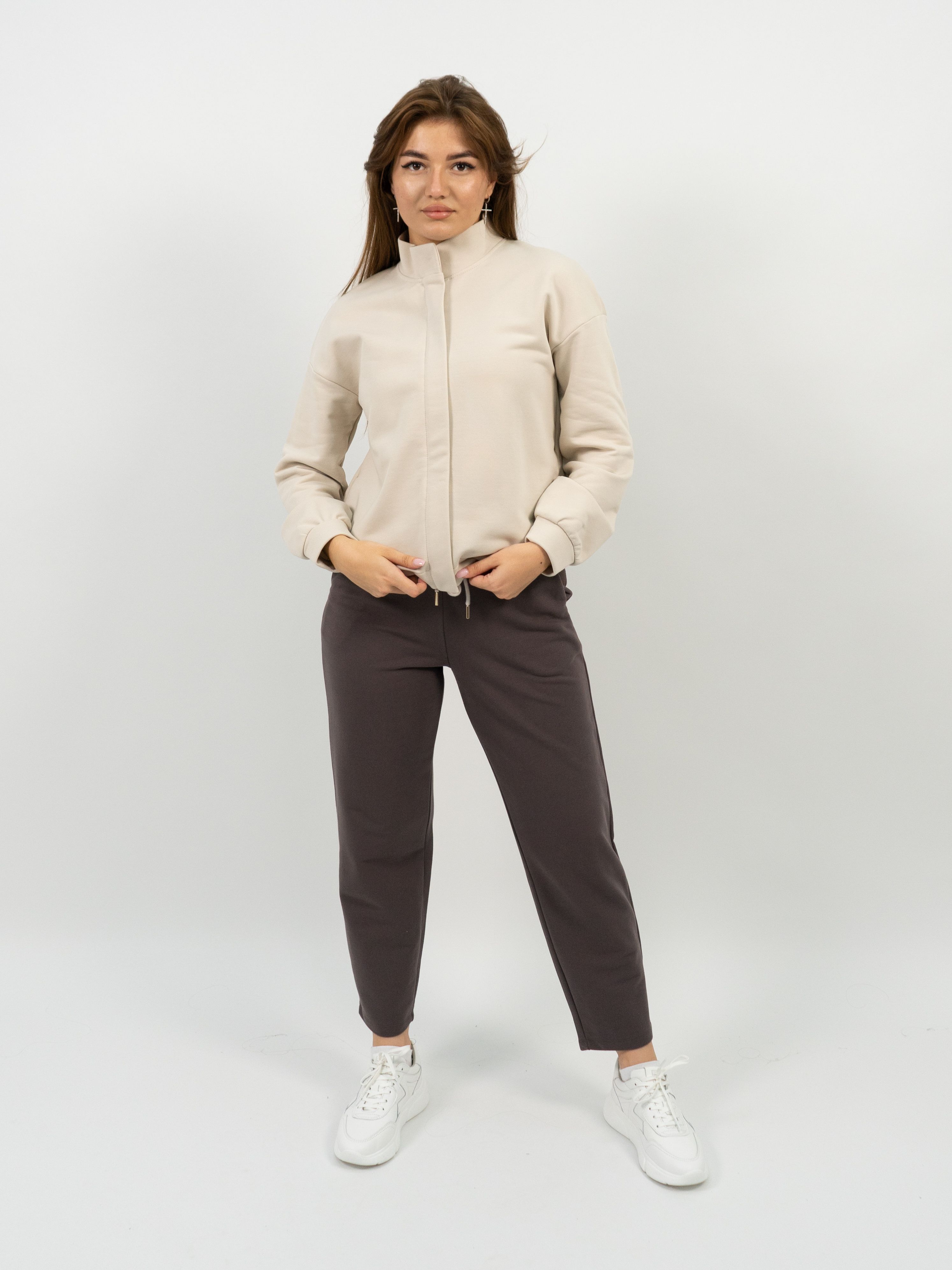 

Брюки женские 365 clothes 15595467.00 коричневые 42 RU, Коричневый, 15595467.00