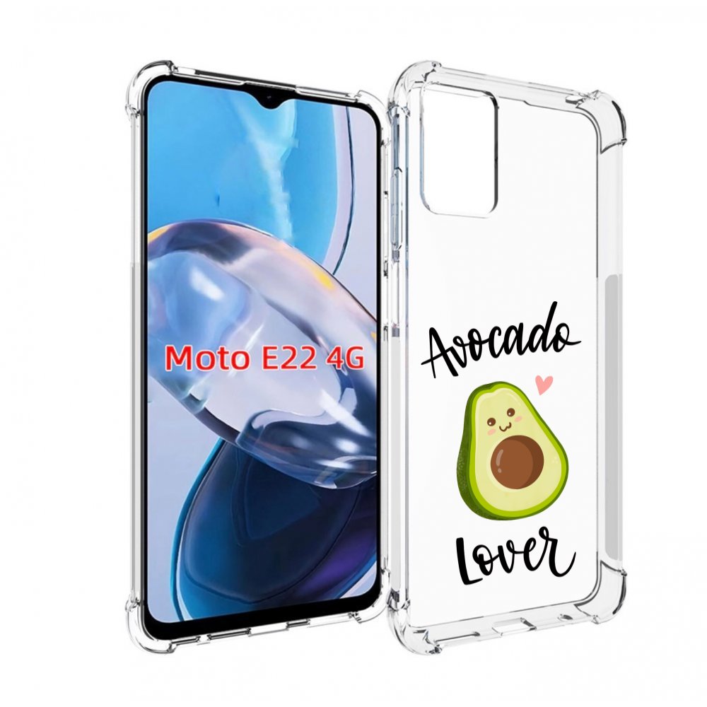

Чехол MyPads Авокадо-любовь для Motorola Moto E22 4G / E22i 4G, Прозрачный, Tocco
