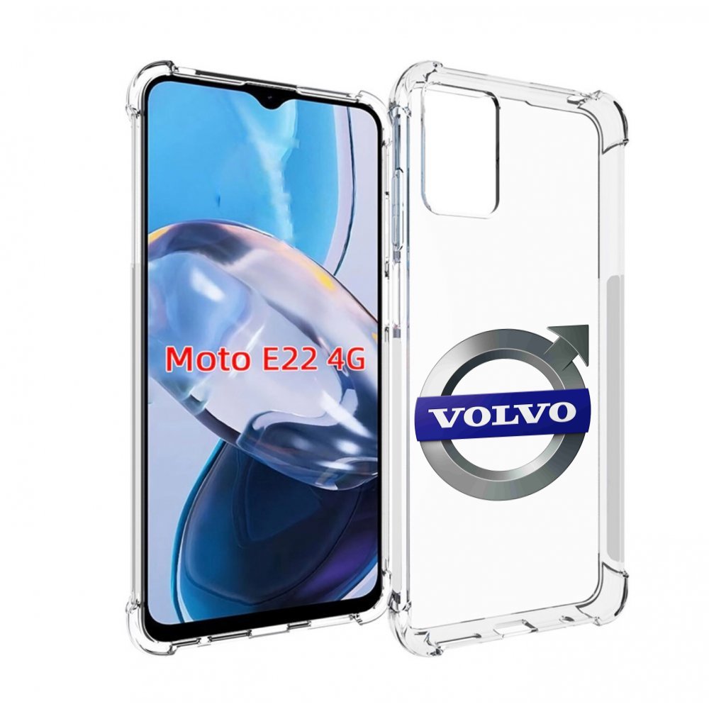 

Чехол MyPads volvo мужской для Motorola Moto E22 4G / E22i 4G, Прозрачный, Tocco