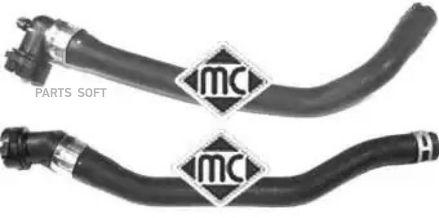 

Патрубок Печки METALCAUCHO 09223