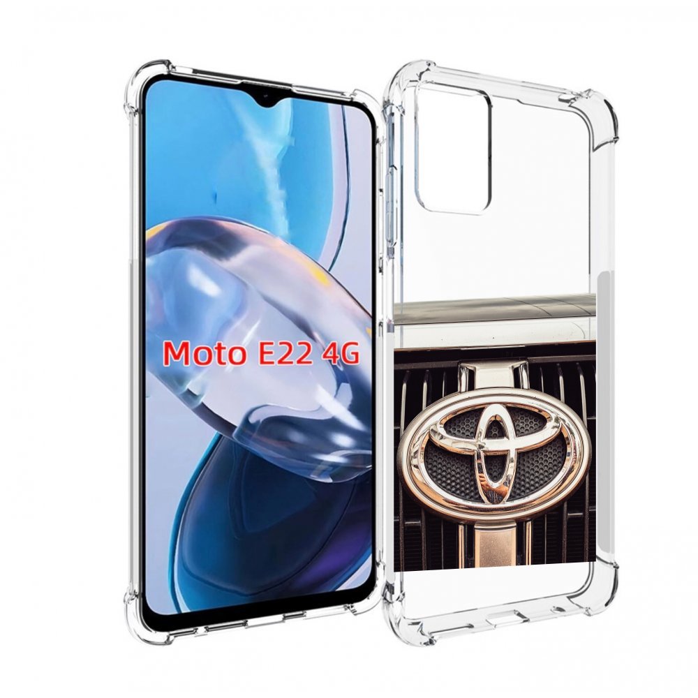 

Чехол MyPads toyota тоиота 3 для Motorola Moto E22 4G / E22i 4G, Прозрачный, Tocco