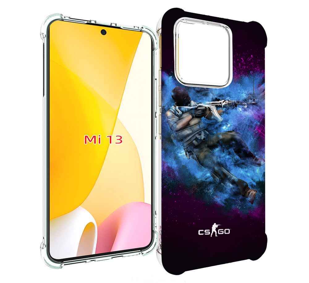 

Чехол MyPads CS-go-террорист для Xiaomi 13, Прозрачный, Tocco