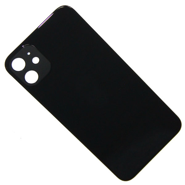 Задняя крышка для Apple iPhone 11 (стекло) <черный> (OEM)