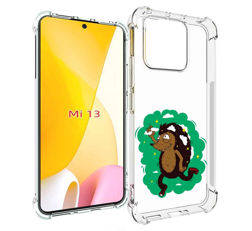 

Чехол MyPads Ежик в облаках для Xiaomi 13, Прозрачный, Tocco