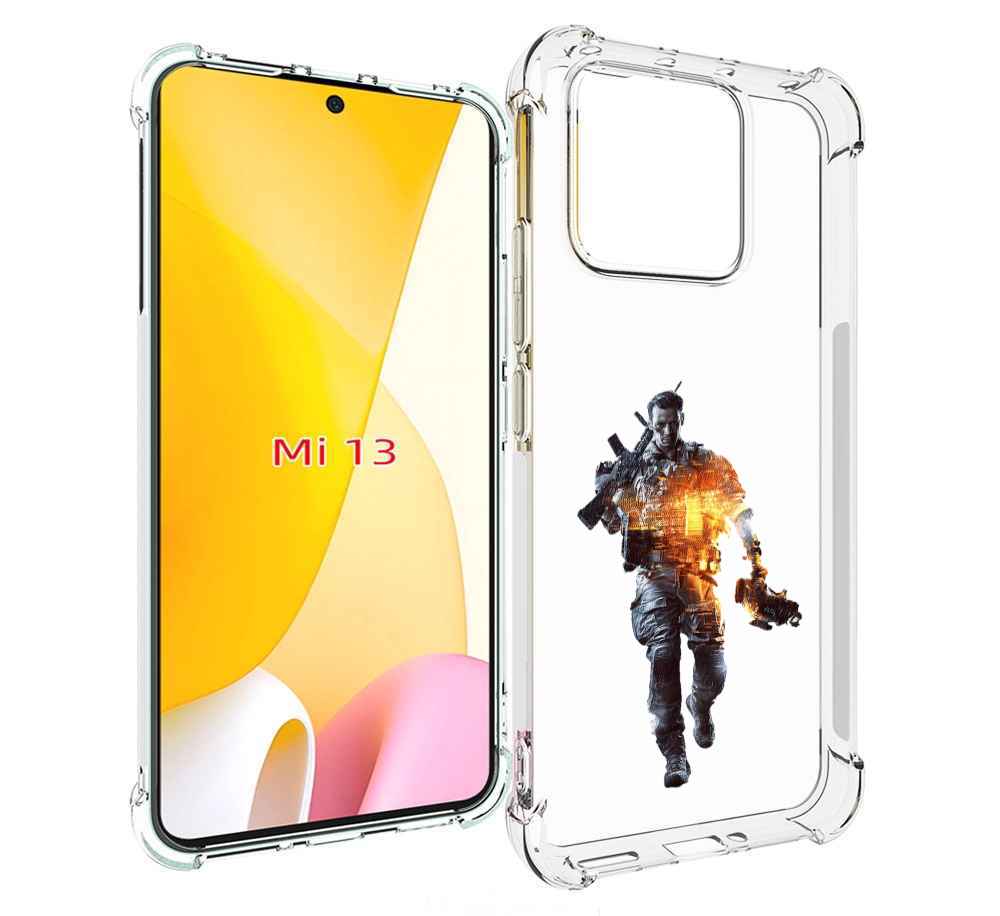 

Чехол MyPads Battlefield-4 мужской для Xiaomi 13, Прозрачный, Tocco