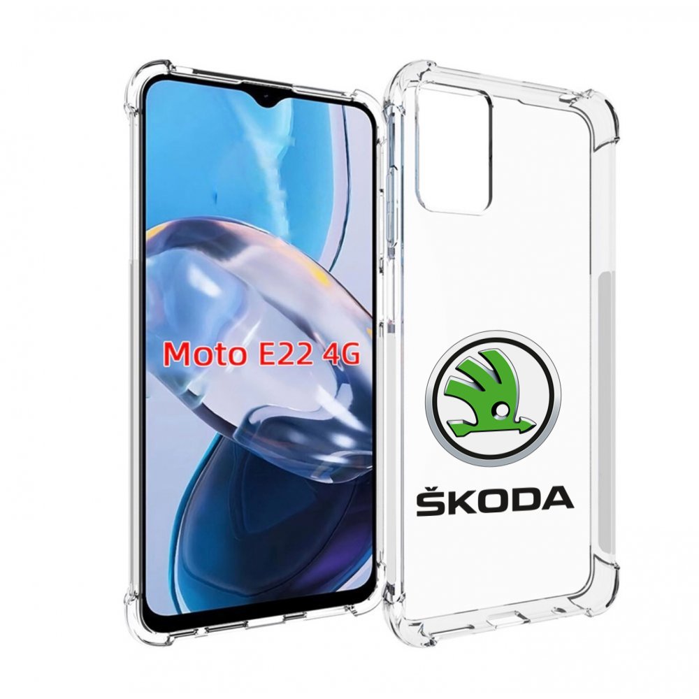 

Чехол MyPads skoda-шкода-4 мужской для Motorola Moto E22 4G / E22i 4G, Прозрачный, Tocco
