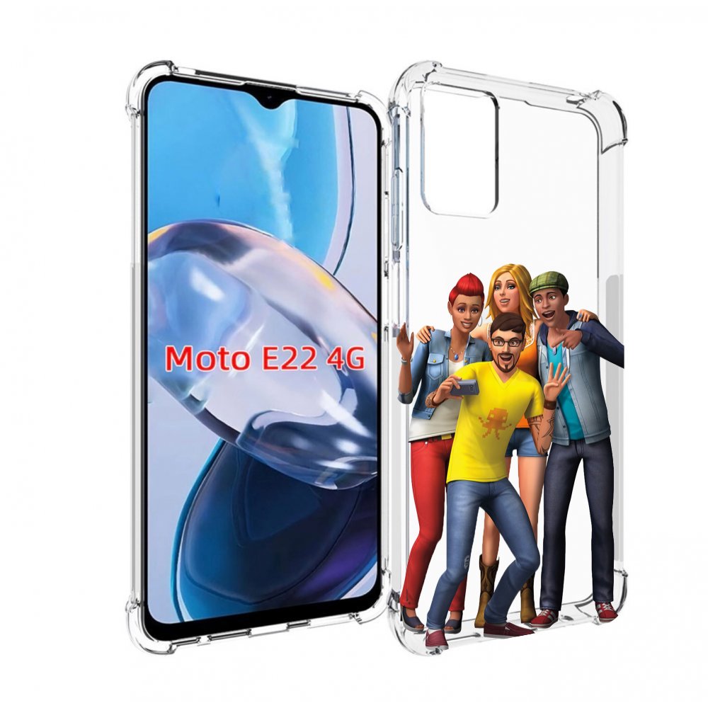 

Чехол MyPads sims для Motorola Moto E22 4G / E22i 4G, Прозрачный, Tocco
