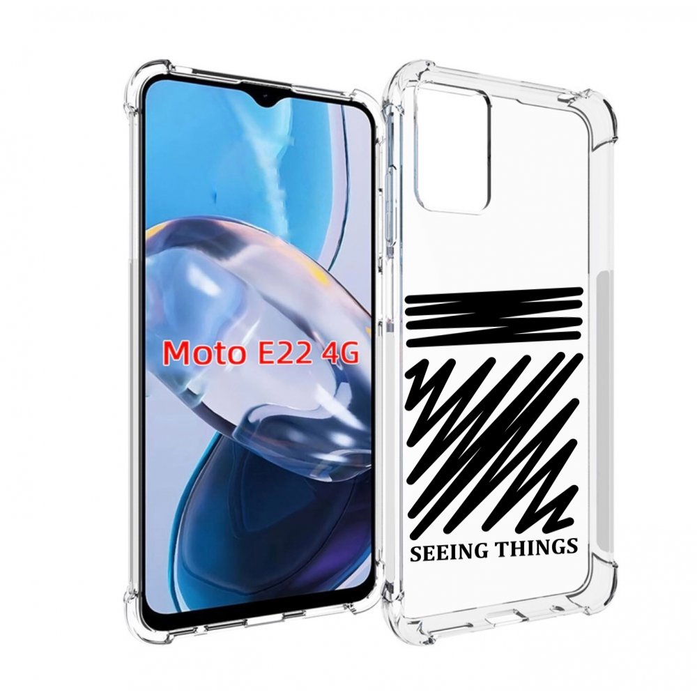 

Чехол MyPads seeing-things для Motorola Moto E22 4G / E22i 4G, Прозрачный, Tocco