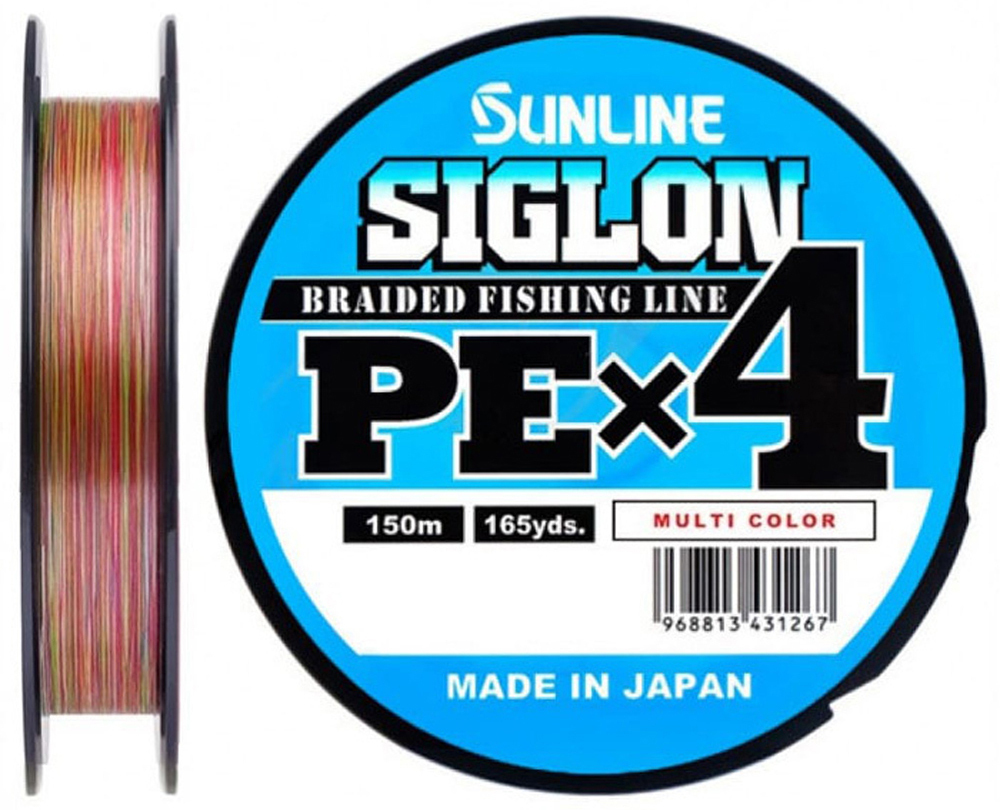 

Шнур SunLine SIGLON PE4 63052324 Multicolor,150 м, Разноцветный