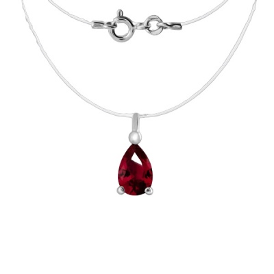 

Колье из серебра 38 см Balex 9504092378, фианит, 9504092378