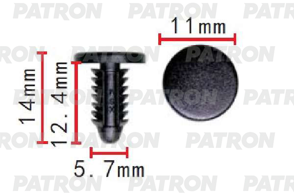 Клипса Пластмассовая PATRON p371643