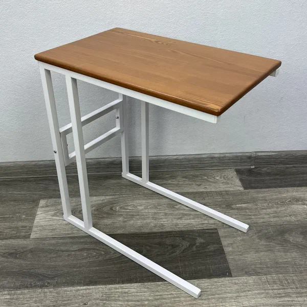 

Стол прикроватный Solarius Loft металл-дерево 55x35x60, цвет ольхи с белыми ножками, Loft металл-дерево 55x35x60
