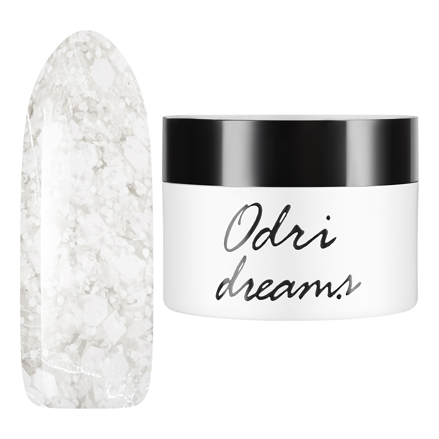 Гель-лак трехфазный irisk Odri Dreams с эффектами 11 White 5г