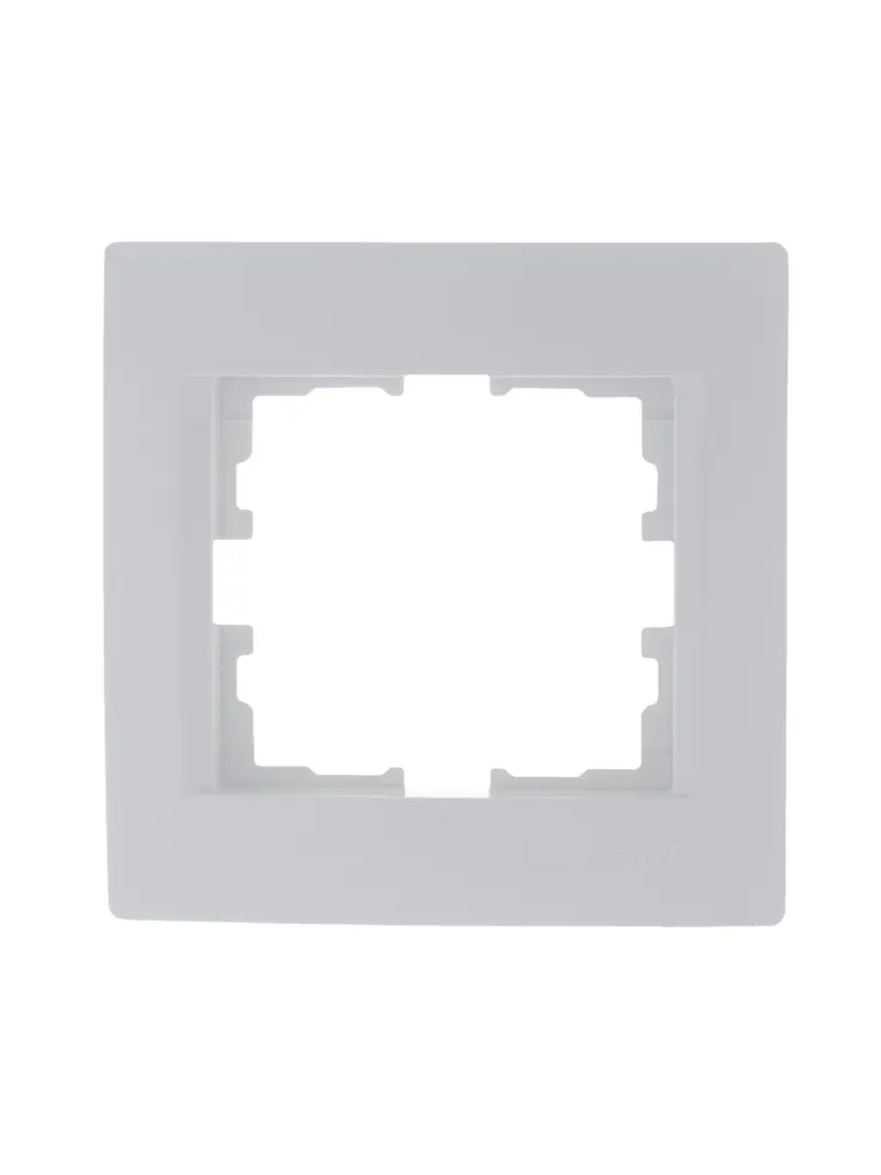 Рамка для розеток и выключателей Lezard Karina 1 пост горизонтальная цвет белый горизонтальная пятиместная рамка lezard