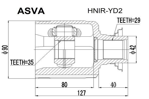

Шрус ASVA HNIRYD2