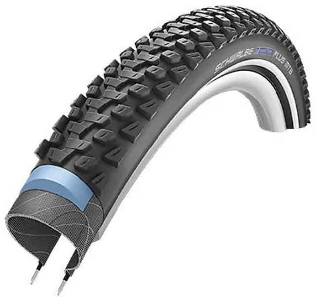 

Шина для велосипеда Schwalbe Marathon Plus MTB, 26 x 2.10", Черный, 4026495766005