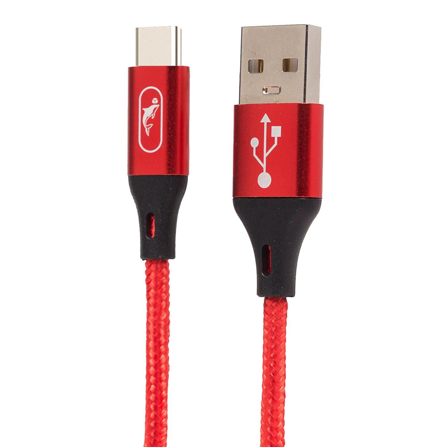 Дата-кабель SKYDOLPHIN S55T USB - USB Type-C, 1 м, красный