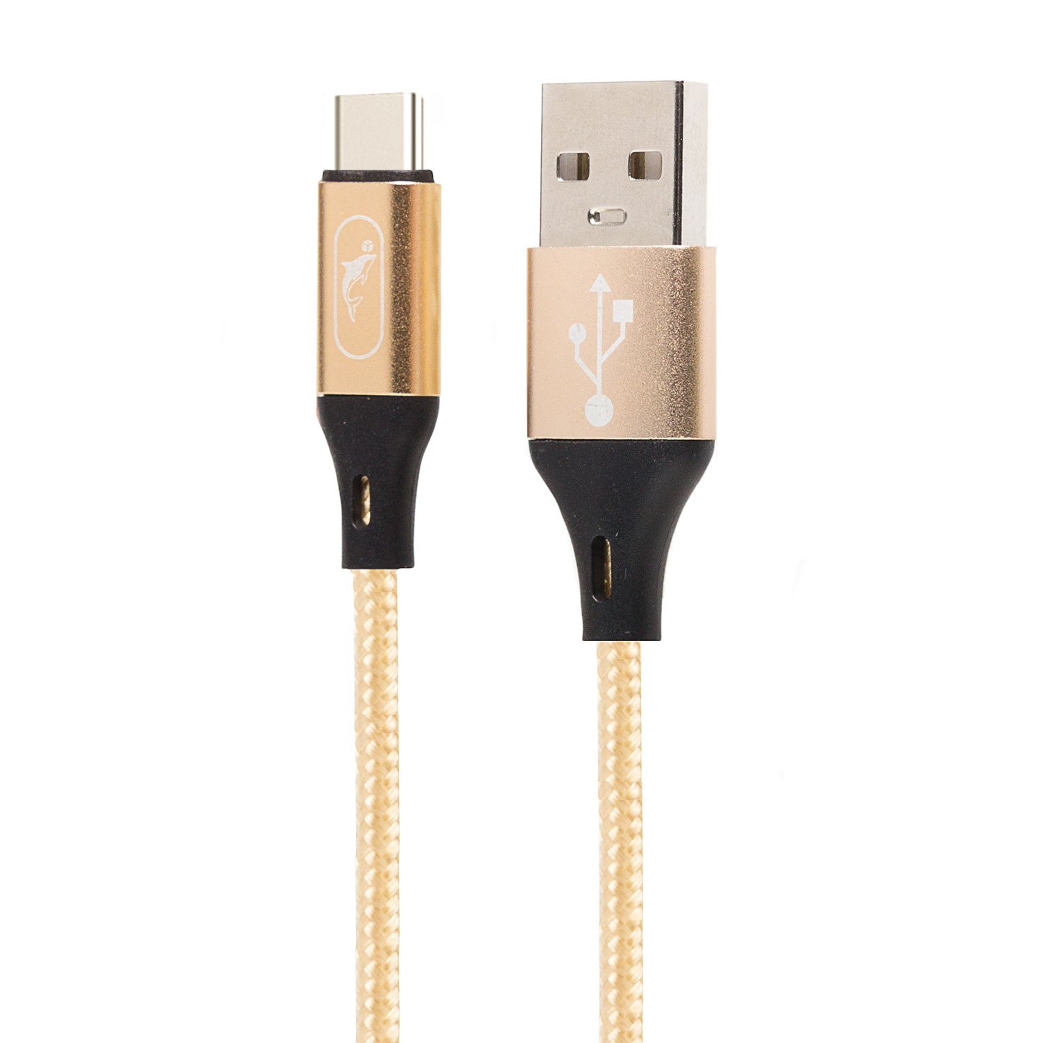 Дата-кабель SKYDOLPHIN S55T USB - USB Type-C, 1 м, золотистый