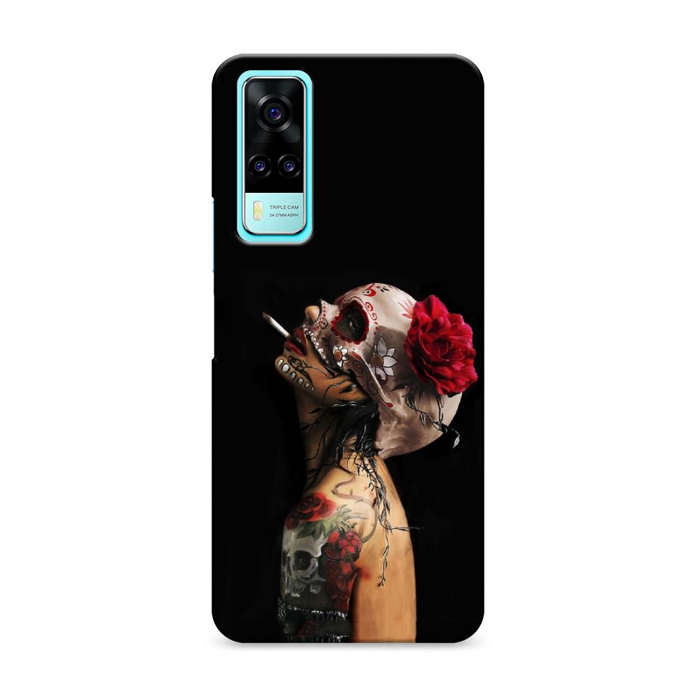 

Чехол Awog "Девушка с черепом" для Vivo Y53s 4G, 264920-7