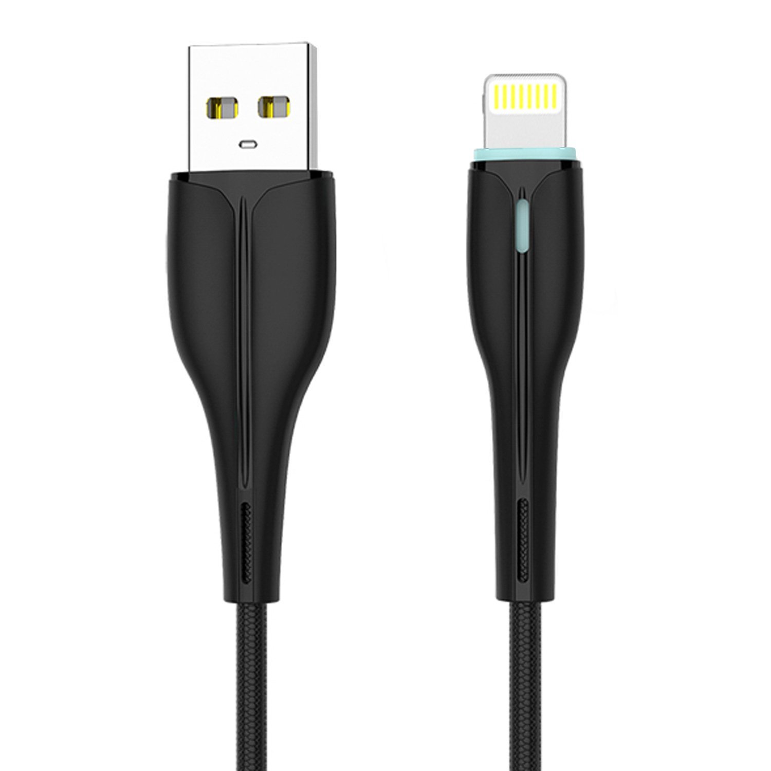 

Дата-кабель SKYDOLPHIN S48L USB - Lightning, 1 м, черный, S48L