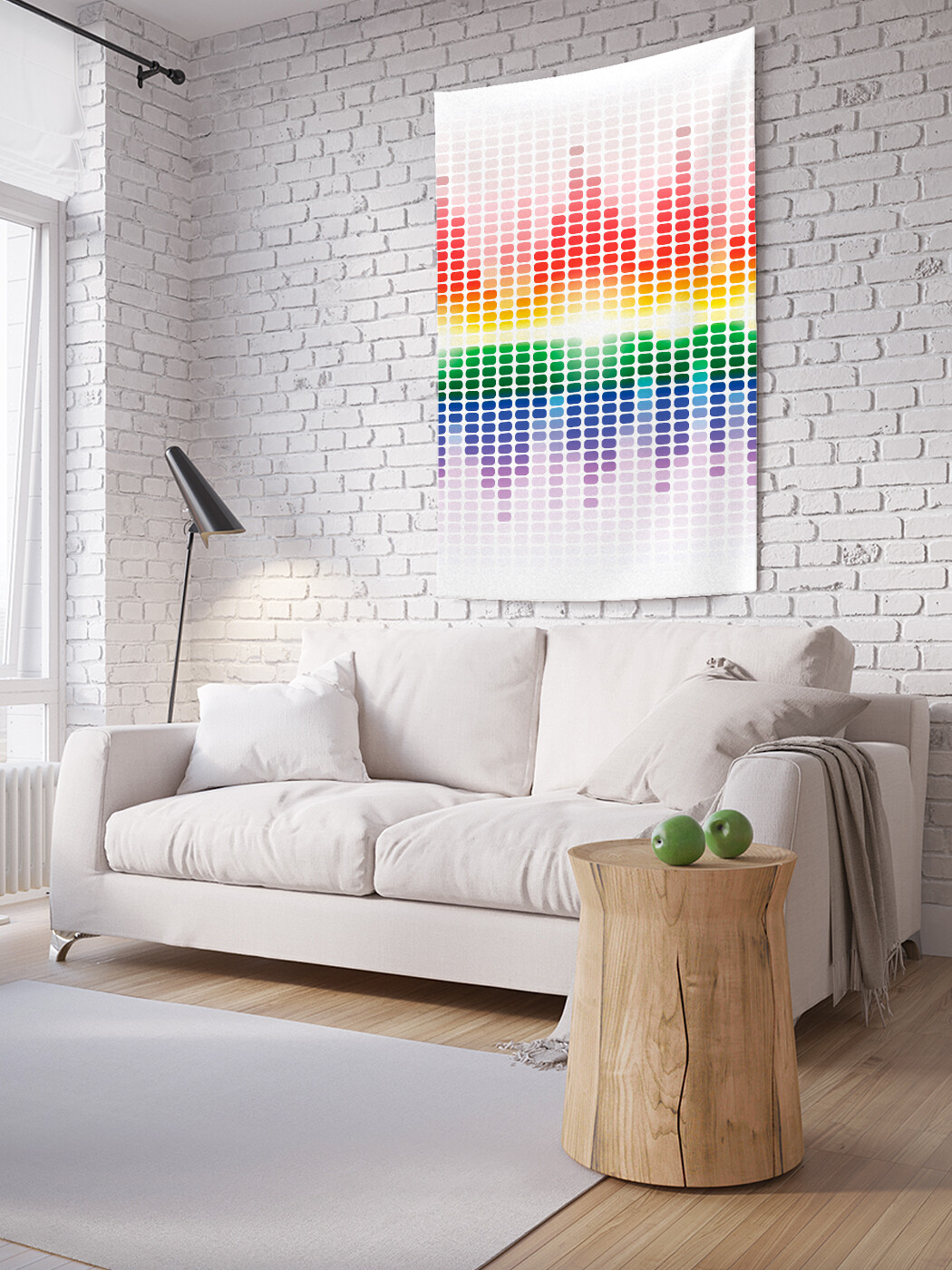 

Вертикальное фотопанно JoyArty Звуковая схема, из ткани, 100х150 см