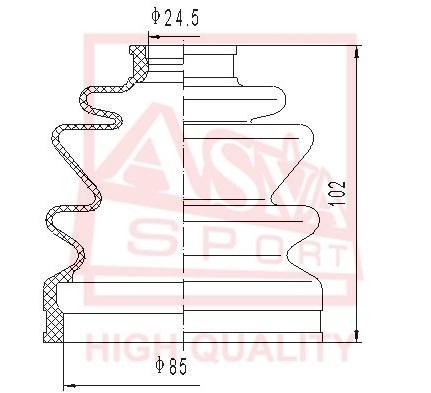 

Шрус ASVA HN31A50