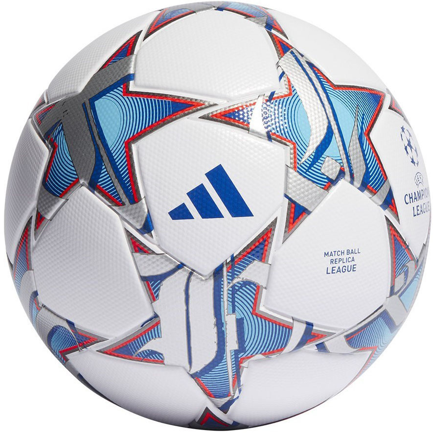 Футбольный мяч Adidas Finale League размер 5 белый/голубой
