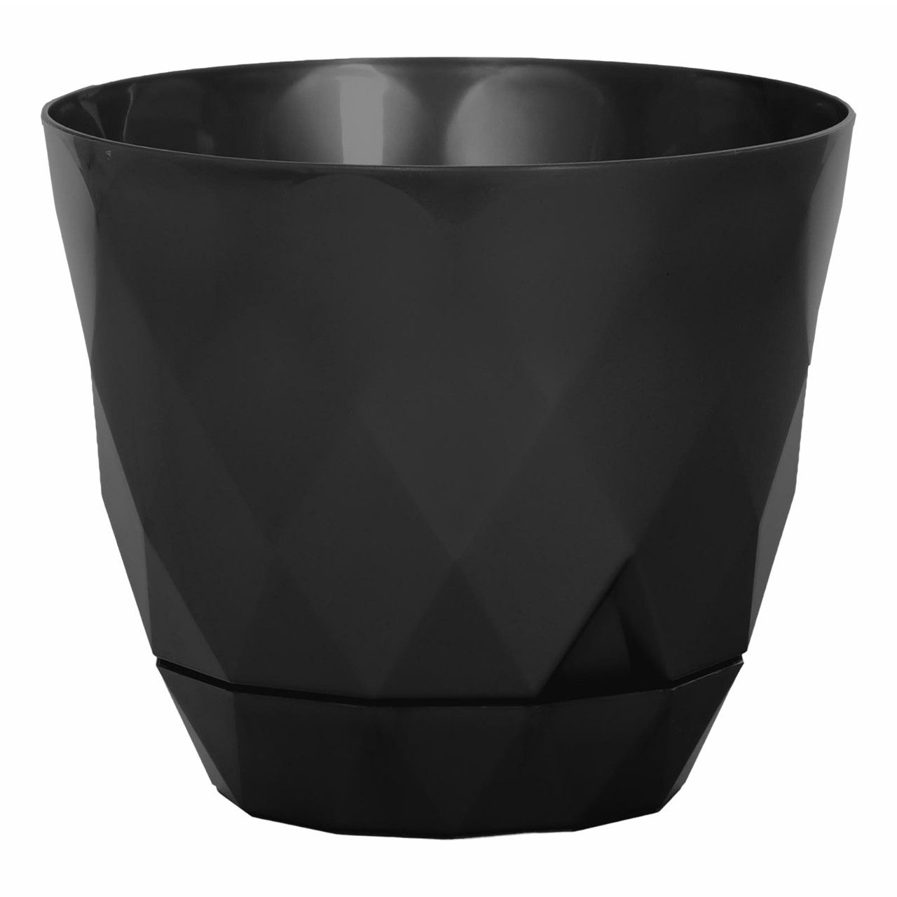 

Цветочный горшок Lidex Sunrise 2,3 л 1 шт. черный перламутр, Sunrise