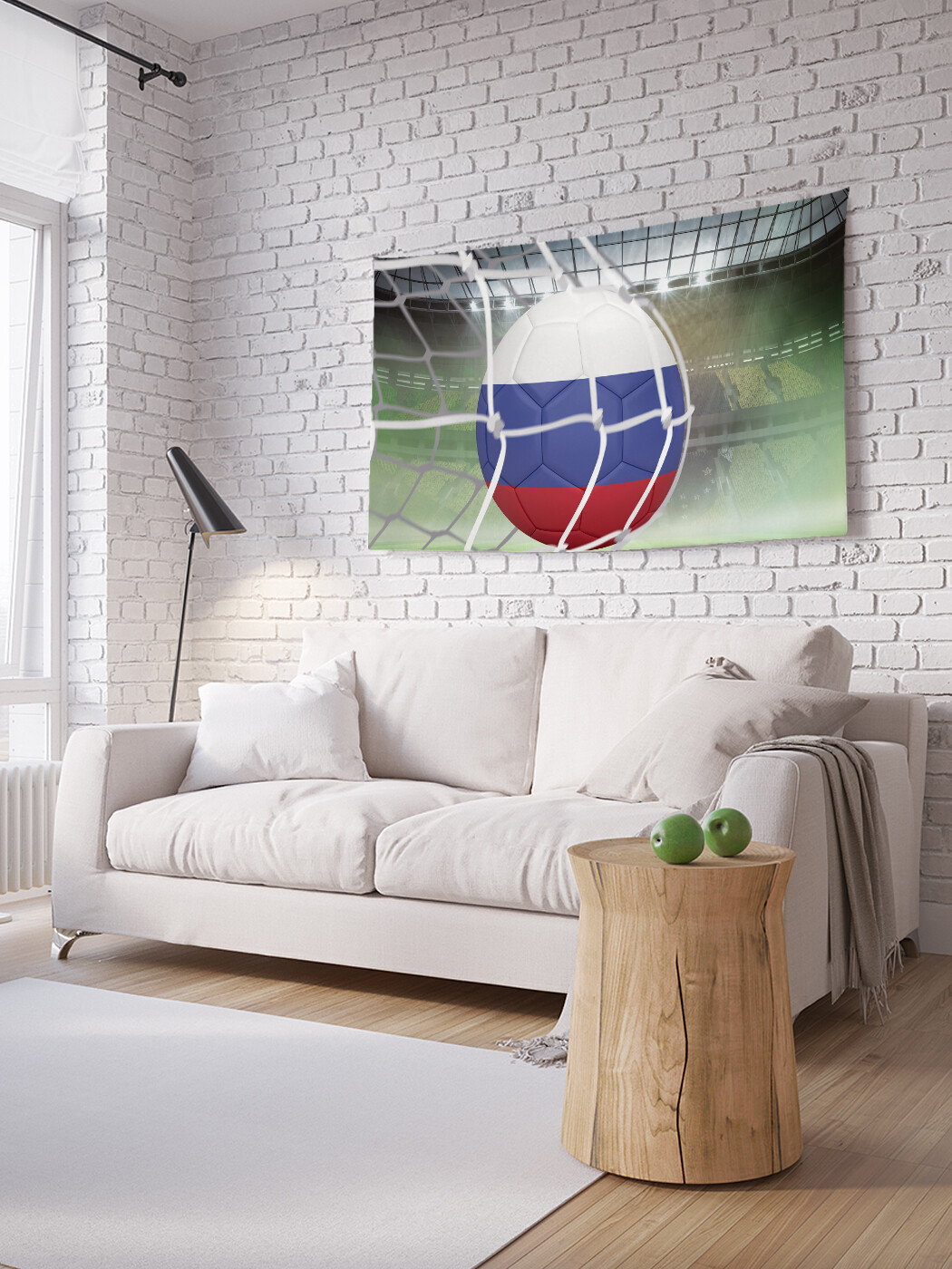 

Горизонтальное фотопанно JoyArty Эффектный гол, из ткани, 100х150 см