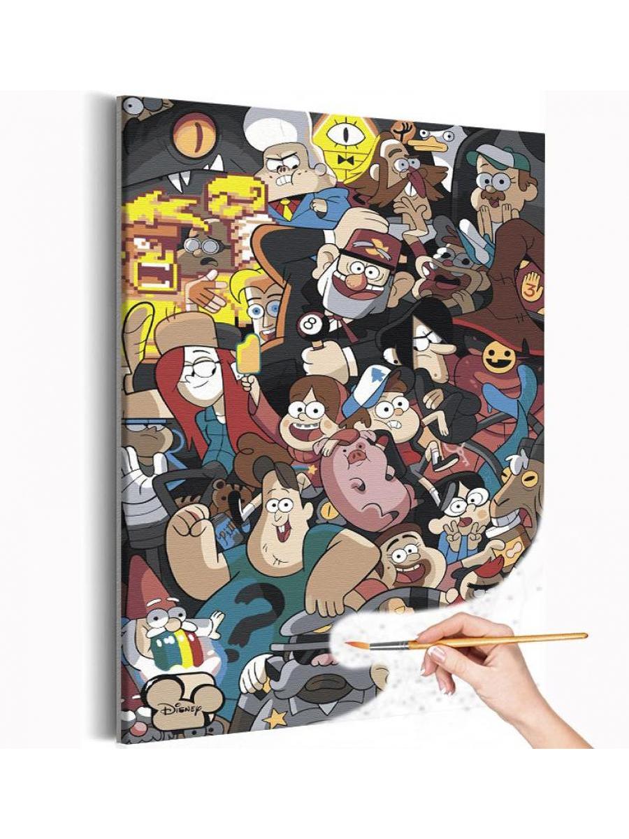 

Картина по номерам Живопись по номерам Гравити Фолз Герои Gravity Falls Мультики 40х60, Гравити Фолз Герои Gravity Falls Мультфильмы Мультики 40х60