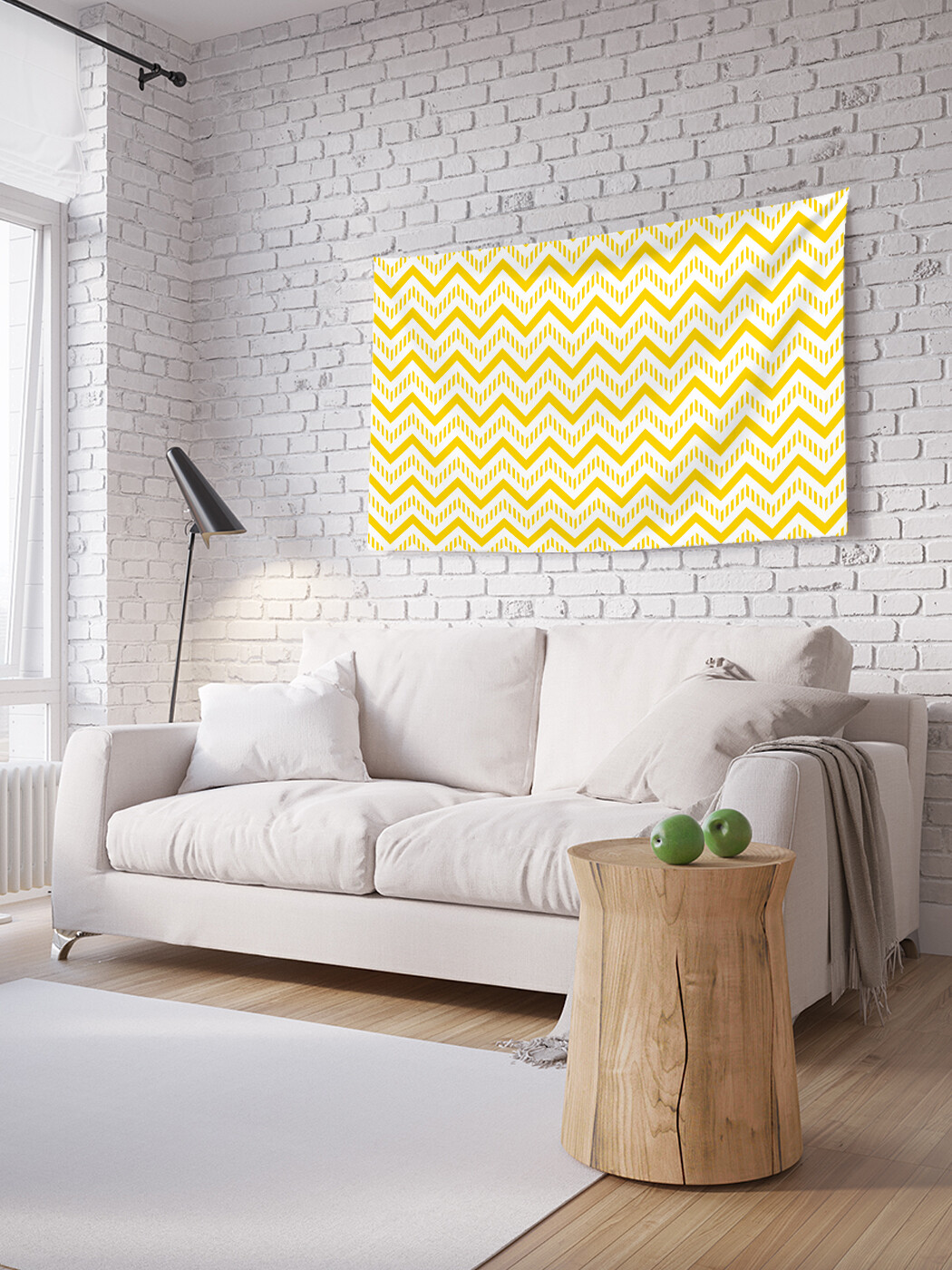 

Горизонтальное фотопанно JoyArty Тепло зигзага, из ткани, 150х200 см