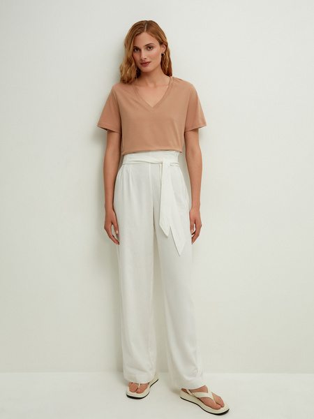 

Футболка женская ZARINA 2367507407 бежевая XL, 2367507407