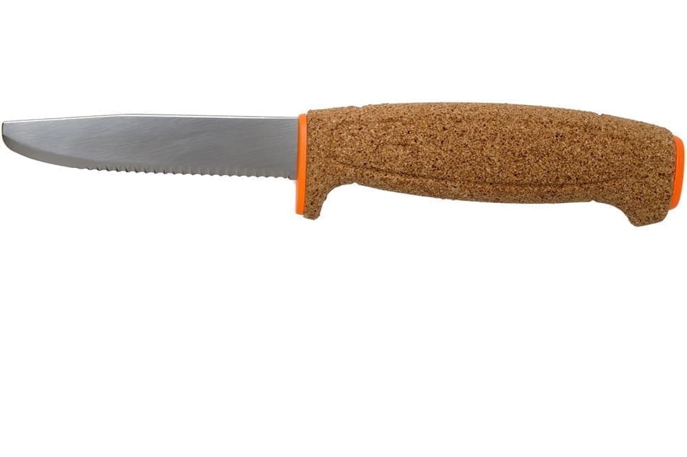 

Нож Morakniv Floating Serrated Knife, нержавеющая сталь, пробковая ручка, 13131, Коричневый