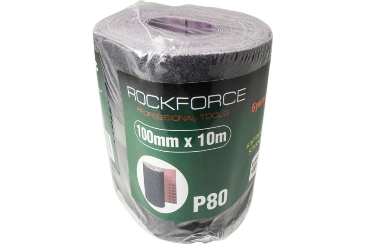 

Бумага Наждачная P-80 100ммх10м На Тканевой Основе Рулон Rockforce ROCK FORCE арт. RFFB480
