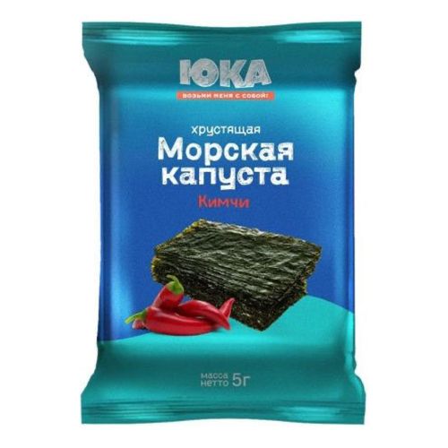 Чипсы из морской капусты Юка кимчи 5 г